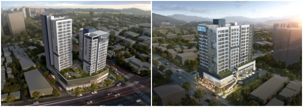 (좌) 신탄진 다가온 청년주택, (우) 낭월 다가온 청년주택