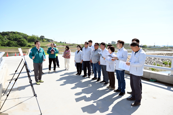 송학 자연재해 위험개선지구 방문