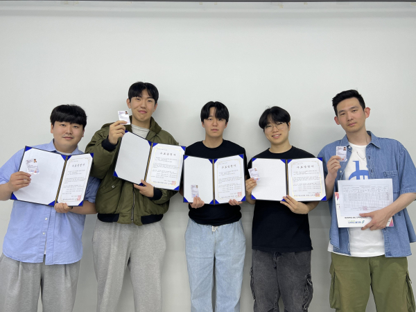 초경량비행장치(무인멀티콥터) 조종사(1종) 자격 취득 기념사진