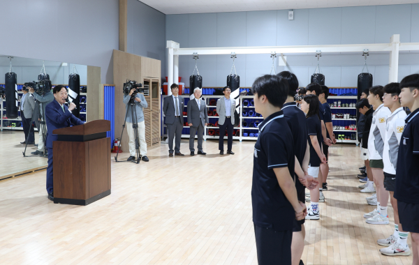 제53회 전국소년체육대회 출정식 모습