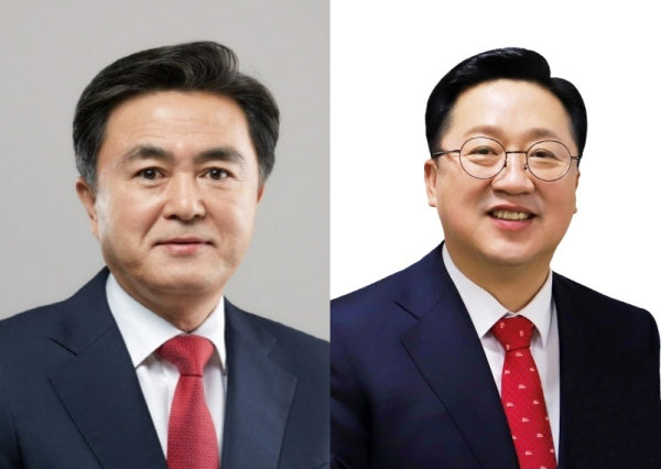 (사진 왼쪽부터)김태흠 충남지사, 이장우 대전시장