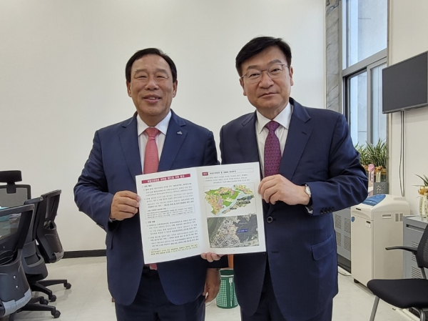 23일, 정점식 국민의힘 정책위원회 의장에게 적극적인 협조를 요청하기 위해 국회 방문