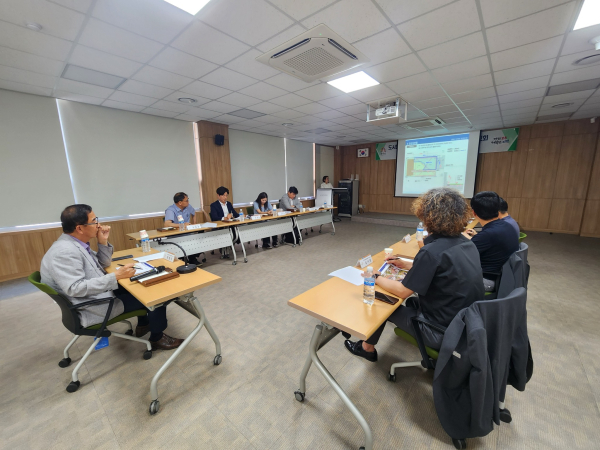 도시농업 공간조성 실시설계 용역 중간보고회 사진