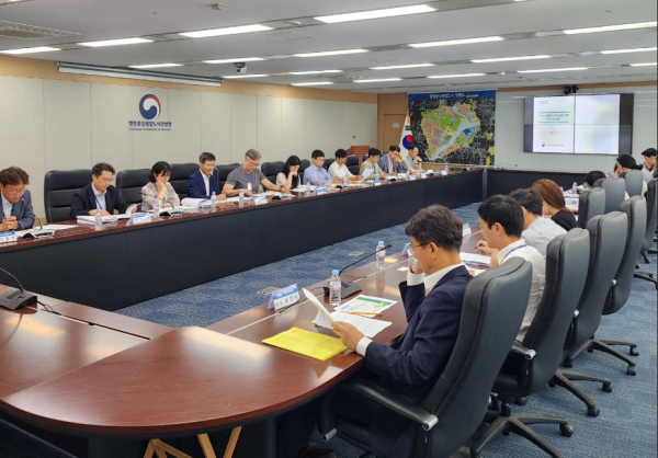 탄소중립 실무협의체 전체 회의 개최 모습