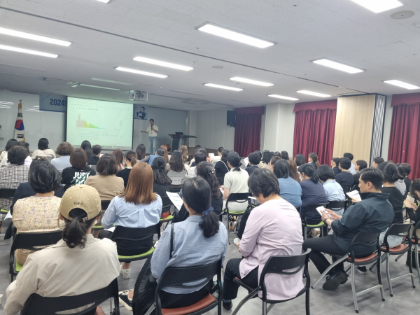 2024년 질병정보 모니터 망 교육 모습