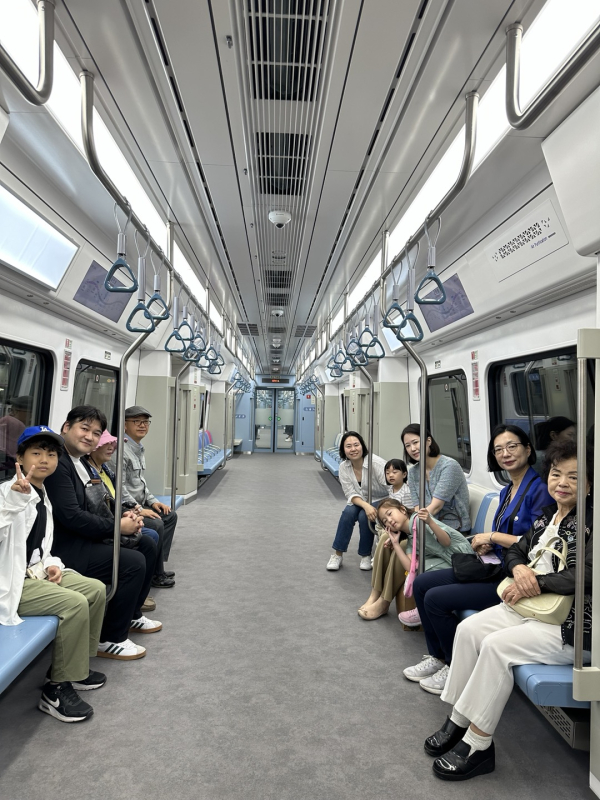 31일 국가철도공단 수도권본부는 직원 가족 20명을 초청하여 GTX-A 시승행사를 시행하고 있다.