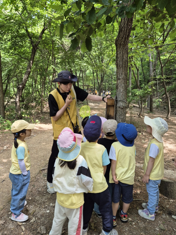 ‘산림보호’와 ‘환경’을 주제로 한 숲놀이 프로그램 운영