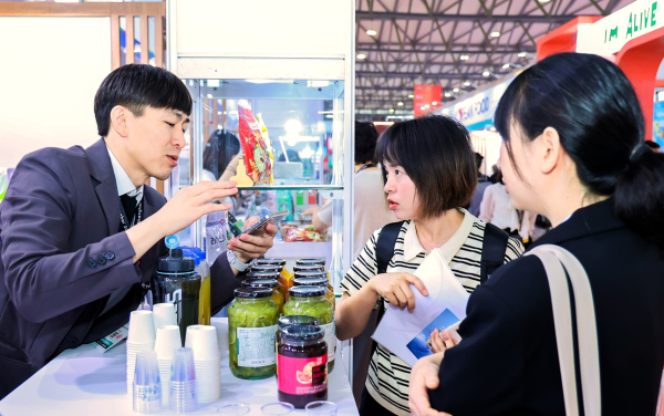 상하이 SIAL CHINA 한국관 현장 수출 상담