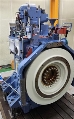 선박용 대형 단기통 LNG-암모니아 혼소 엔진