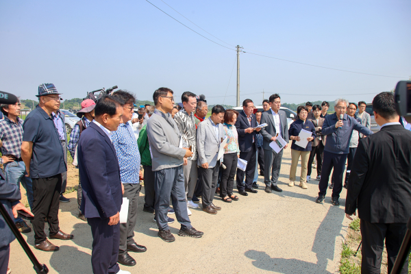 당진시의회 2024 행정사무감사 대비 현장방문 모습(2일차)