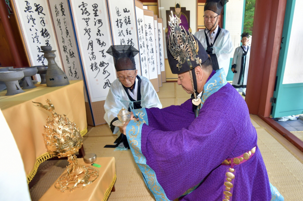 무령왕 추모제례 진행