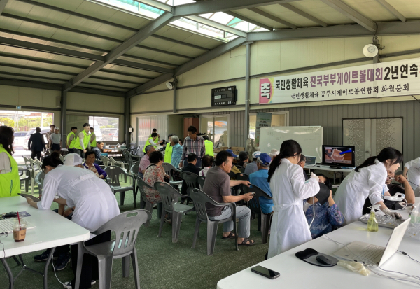 농촌 왕진버스 운영 모습