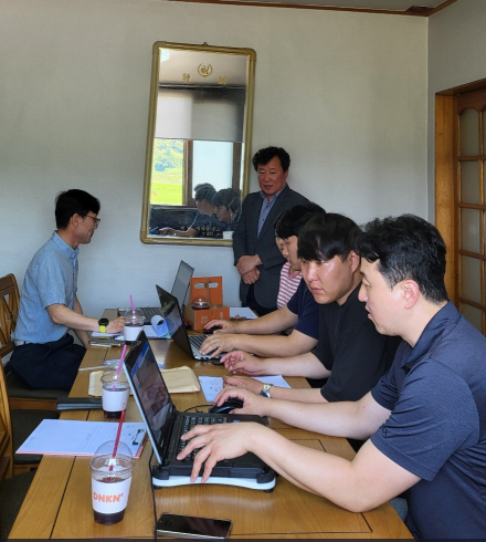 지적재조사사업 경계조정협의 현장사무소 방문