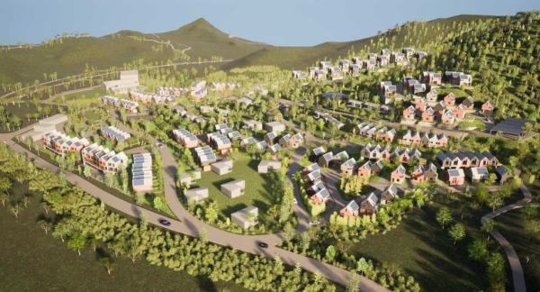 아토피치유마을 조감도