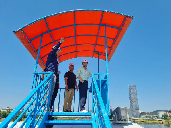 갑천 수상스포츠 체험장 안전점검 실시