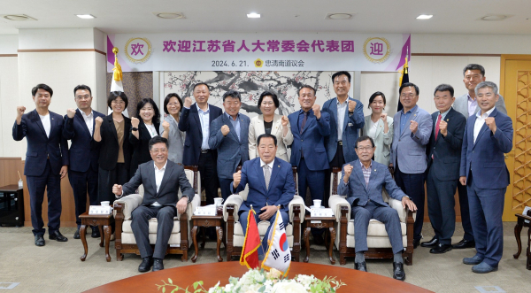 장수성 대표단 방문