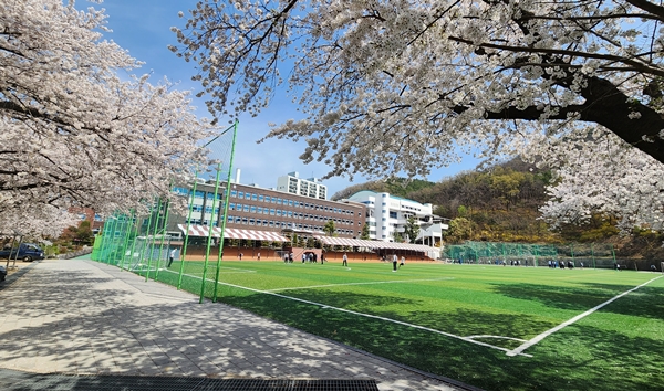 명석고등학교 전경