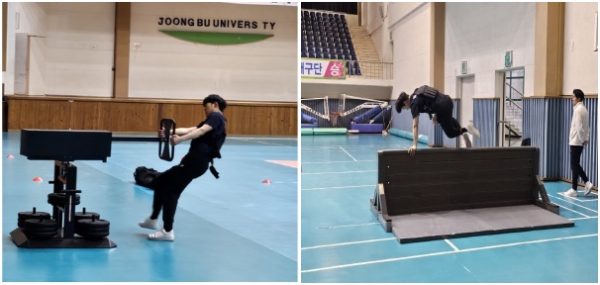 중부대 경찰행정학과, 경찰청 인증 순환식 경찰체력시험 시스템 구축