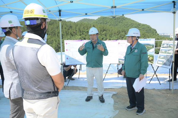 28일, 여름철 풍수해 대비 점검에 나선 최민호 시장