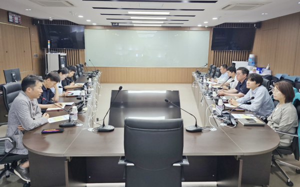 2024 재난대비 상시훈련(안전충남훈련) 사전기획회의 진행 모습