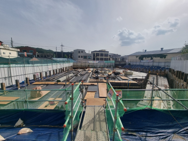 청년문화복지 복합플랫폼 조성사업 공사현장