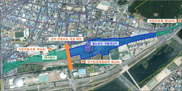 구안동역사 유휴부지 위치도