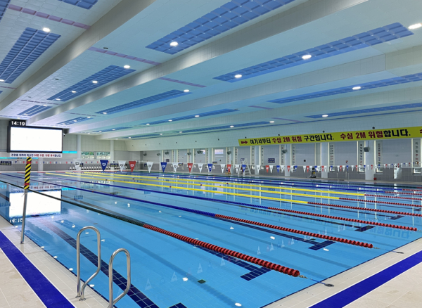한밭수영장 내부 모습
