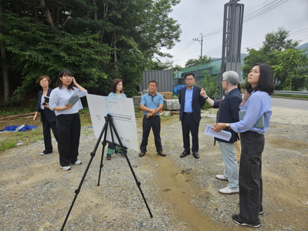 차명국 복지문화국장 현장점검-(노인시립 노인요양시설 건립현장)