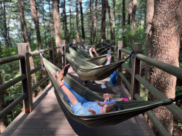 마음 힐링 프로그램에 참여하고 운수종사자 가족 모습