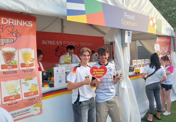 베를린 유럽축구선수권대회 팬 존 K-푸드 홍보