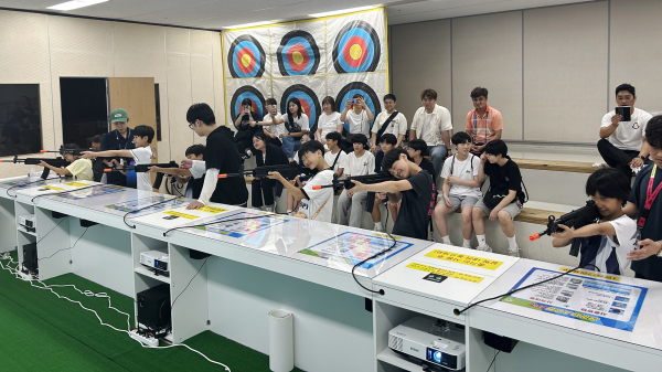 진천 국가대표 선수촌에서 진행된 미래인재양성 아카데미