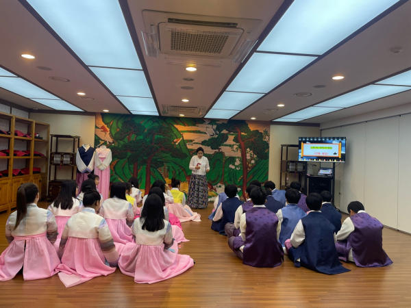 세대공감 효인성 체험캠프 진행 (다례체험)