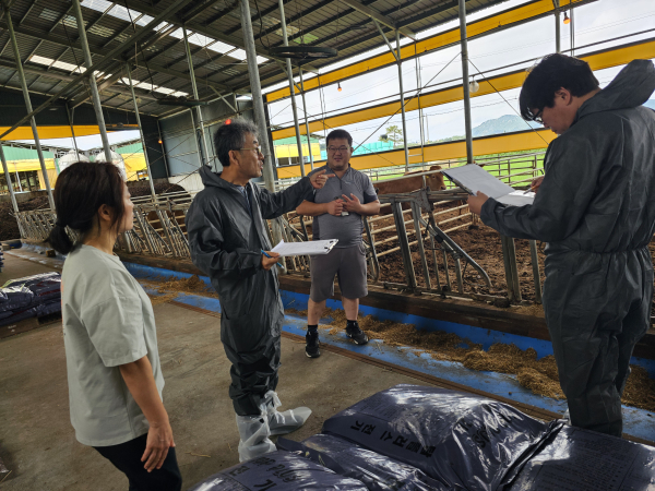 홍성군에서 축산농가 ‘맞춤형 종합컨설팅’을 실시했다