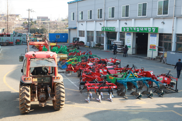 임대농기계 사업장 전경