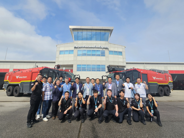인천국제공항소방대 벤치마킹에 나선 건소위