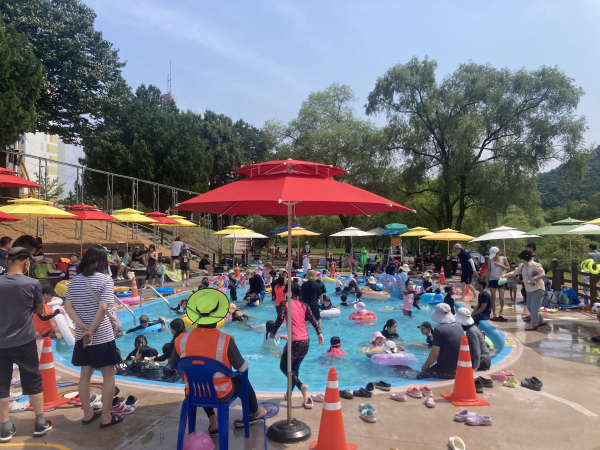 지난해 물놀이장 모습