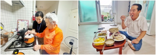 23일부터 25일까지 가정을 직접 방문해 ‘영양 가득 삼계탕 만들기’ 건강 교육을 진행했다.