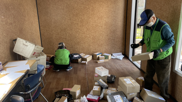 노인일자리 택배 사업 모습