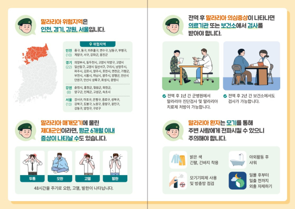 말라리아 예방수칙