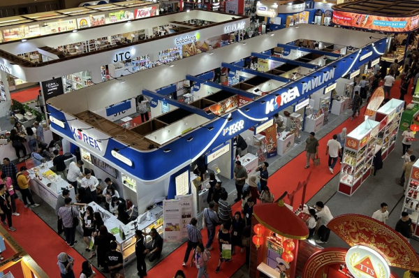 자카르타 식품박람회 한국관 전경