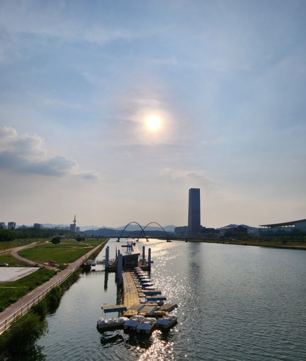 갑천수상스포츠체험장 전경