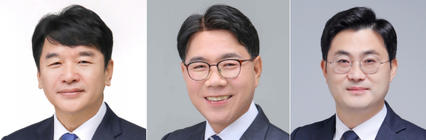 (왼쪽부터)문진석·이재관·이정문 국회의원
