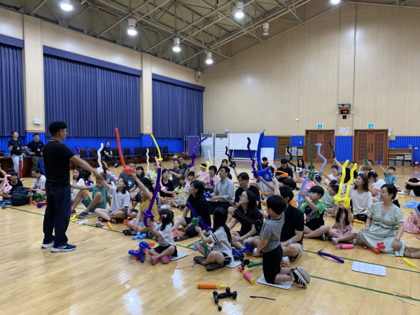 교육가족 ‘休’캠프 진행  모습