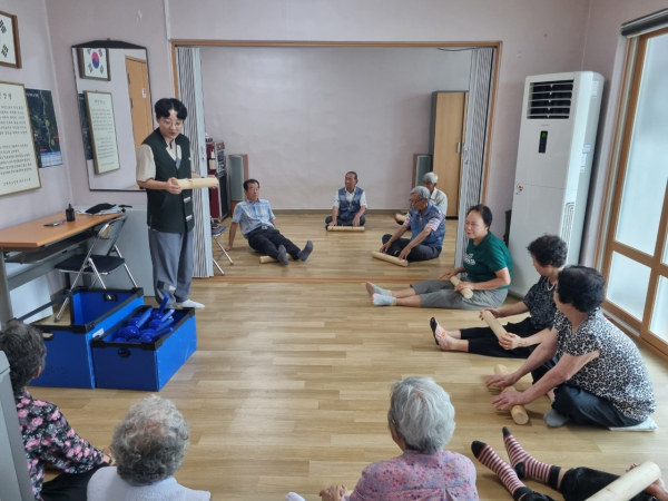 6일, 수해 피해 주민 대상「한달의 쉼표, 건강하데이(day)」 운영 사진