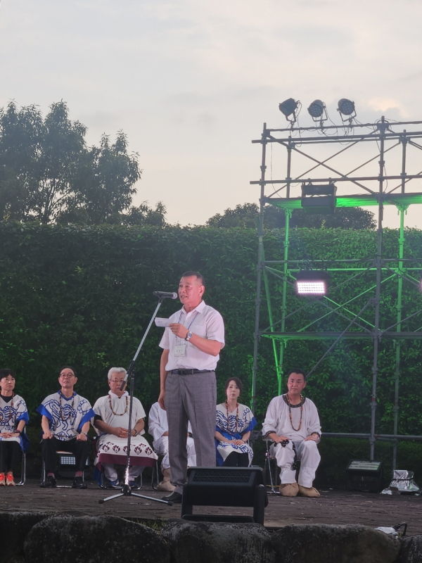 일본 나미고정 고분제 참석 사진