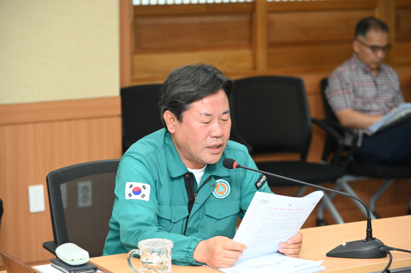 박정현 부여군수 청렴 메시지 모습