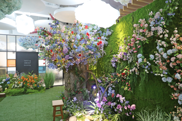 포토존 설치 모습