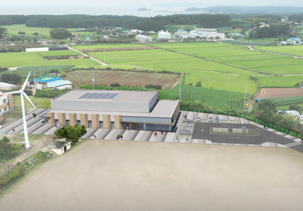 남면 실내체육관 조감도