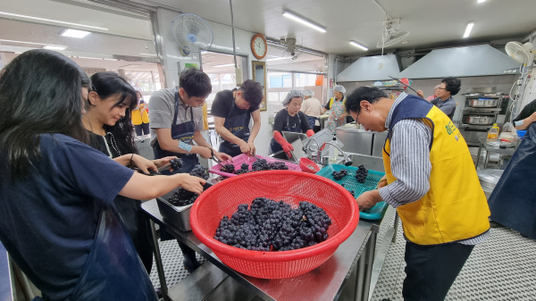 해드림봉사단 봉사활동 진행 모습