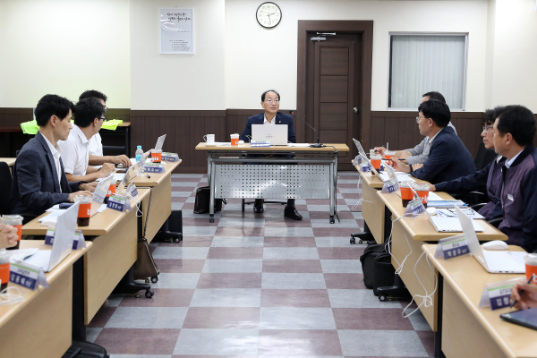 대구권 광역철도 개통준비 현황점검 모습